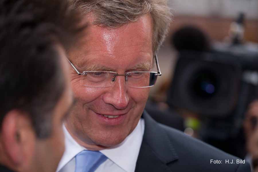 Bundespräsident Wulff in Stade
