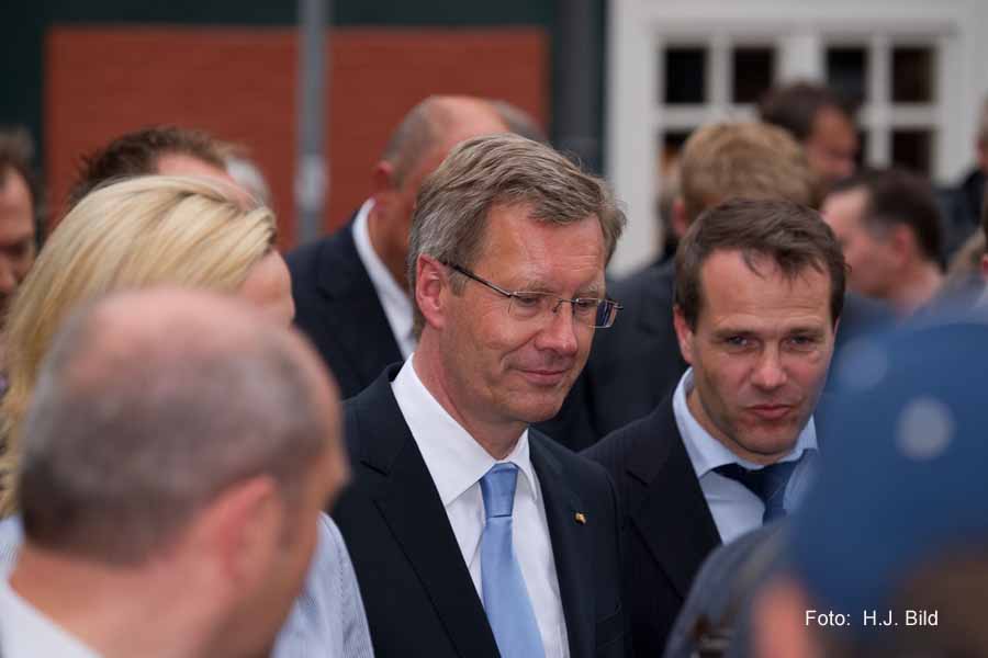 Bundespräsident Wulff in Stade
