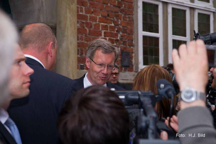 Bundespräsident Wulff in Stade