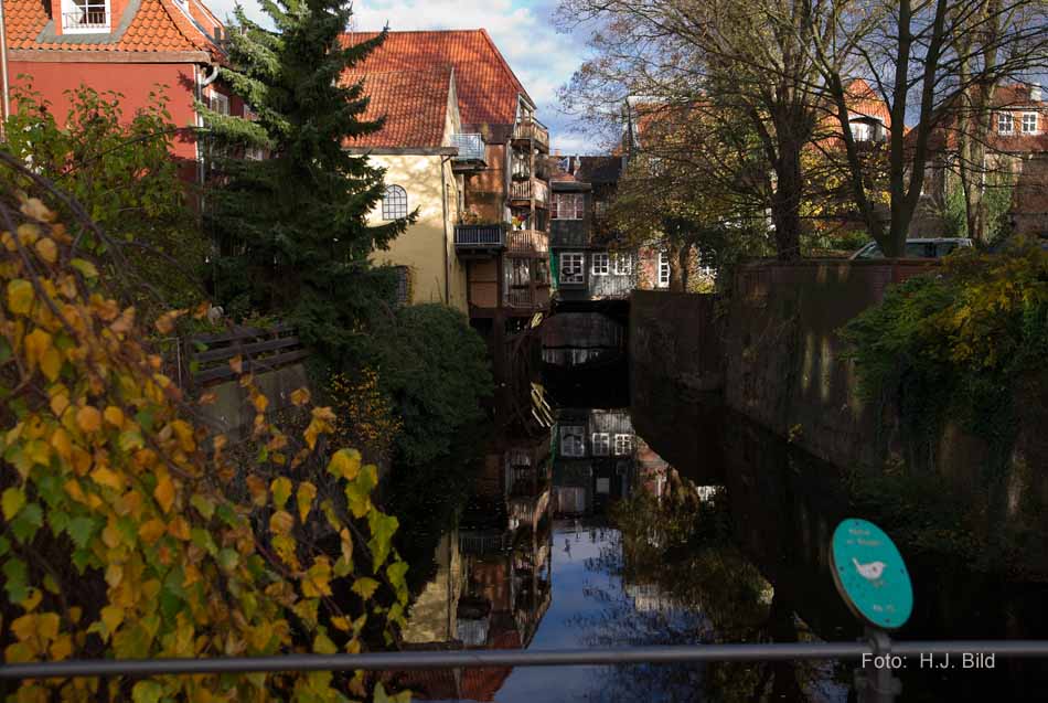 Die Hudebrücke in Stade