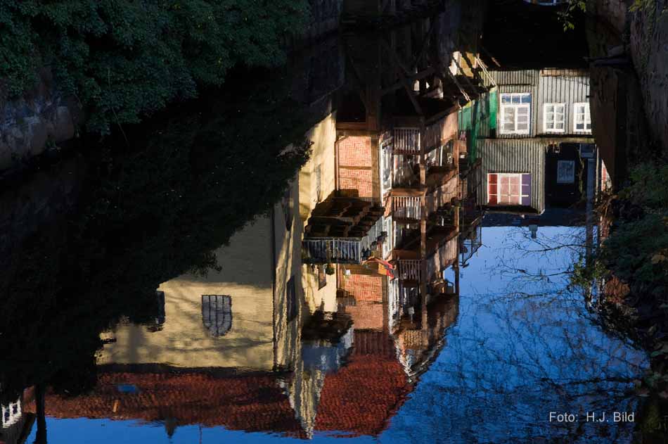 Die Hudebrücke in Stade