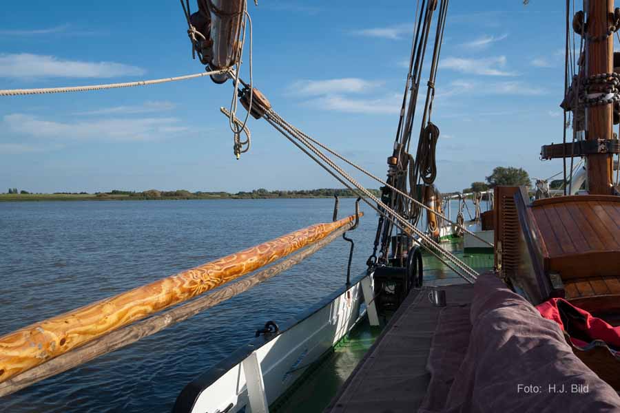 Segel-Ausflug mit dem Ewer Wilhelmine