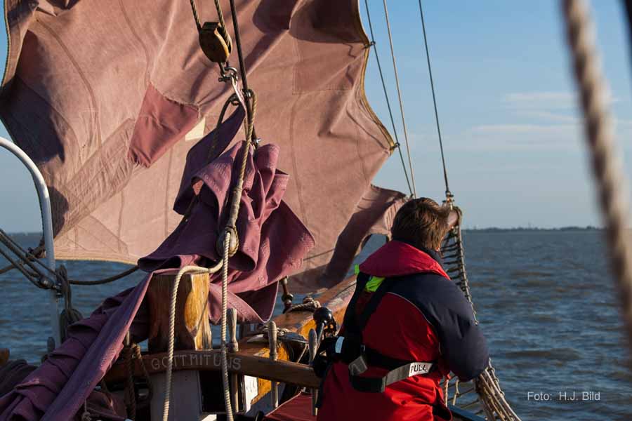 Segel-Ausflug mit dem Ewer Wilhelmine