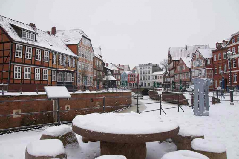 Stader Fischmarkt im Winter