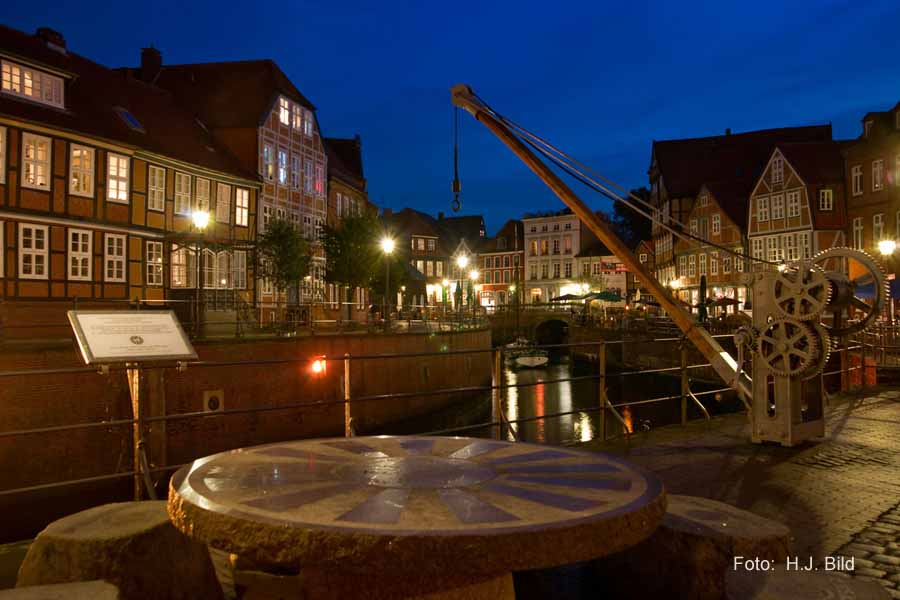 Nacht-Fotos vom Stader Fischmarkt