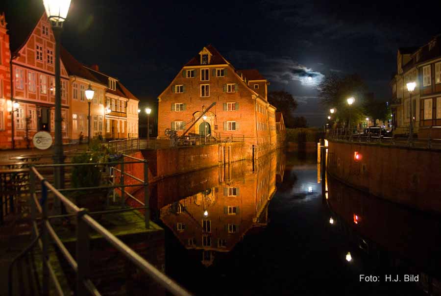 Nacht-Fotos vom Stader Fischmarkt