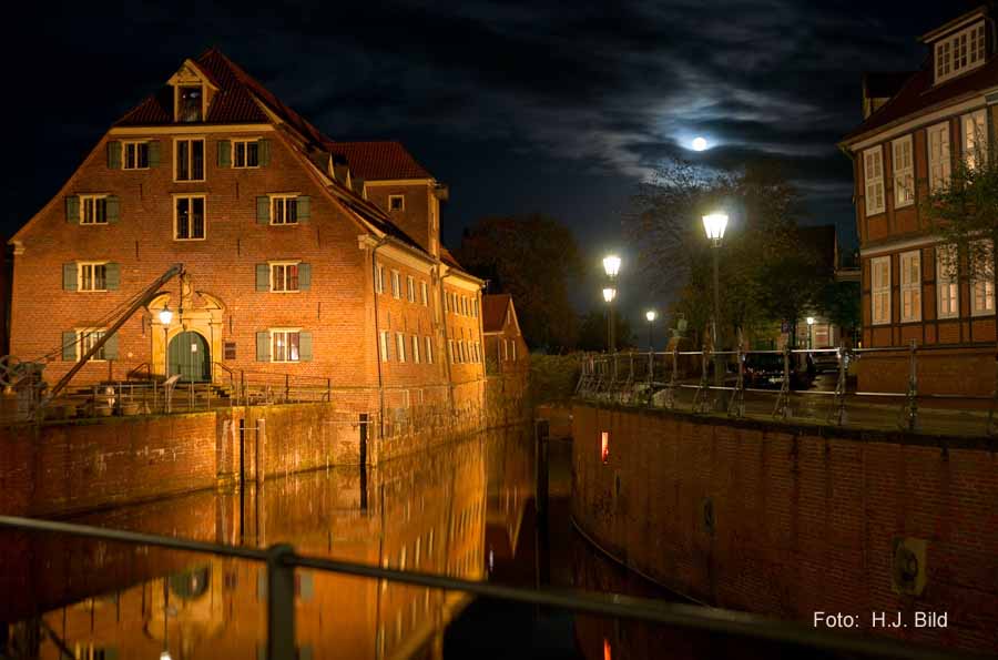 Nacht-Fotos vom Stader Fischmarkt