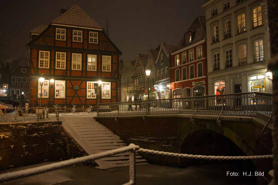 Nacht-Fotos vom Stader Fischmarkt
