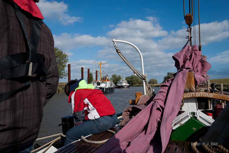 Segel-Ausflug mit dem Ewer Wilhelmine