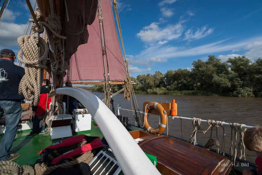 Segel-Ausflug mit dem Ewer Wilhelmine