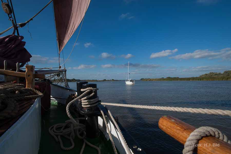 Segel-Ausflug mit dem Ewer Wilhelmine