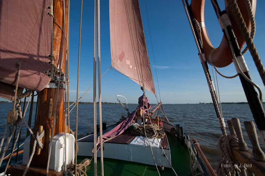 Segel-Ausflug mit dem Ewer Wilhelmine
