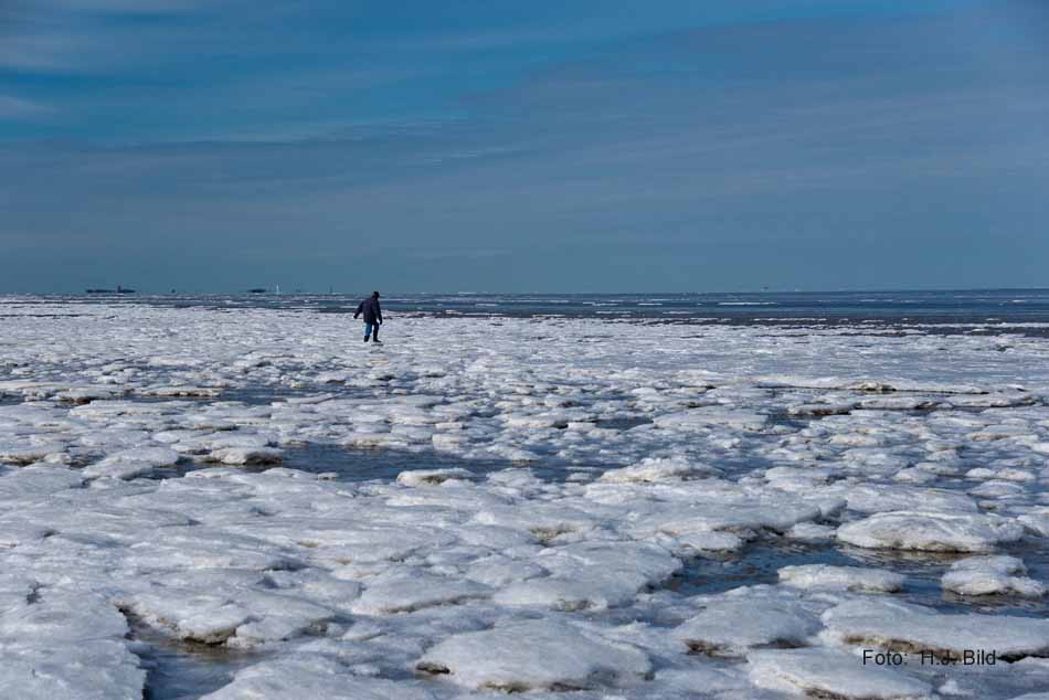 Vereistes Wattenmeer