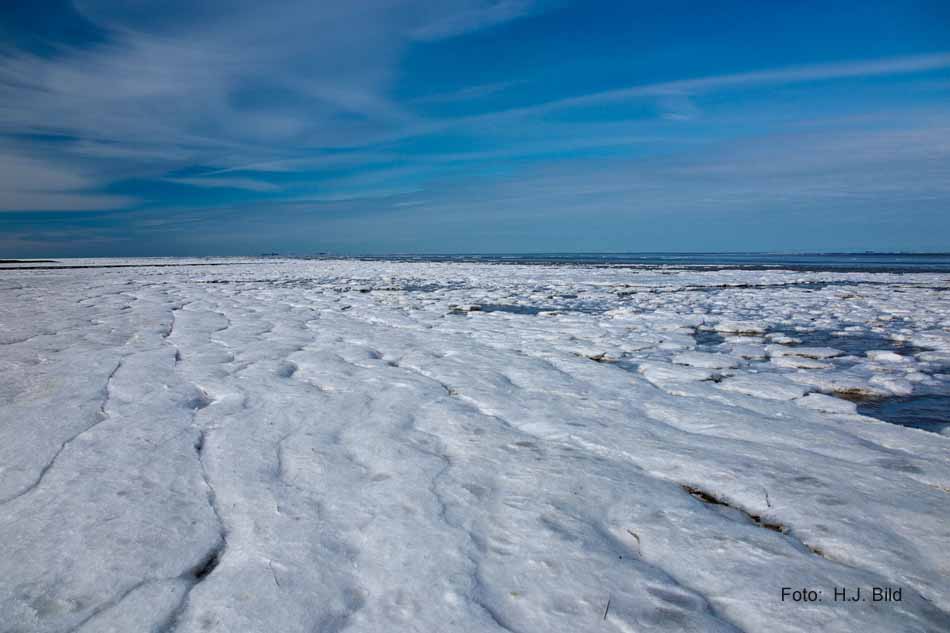 Vereistes Wattenmeer