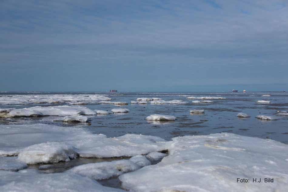 Vereistes Wattenmeer