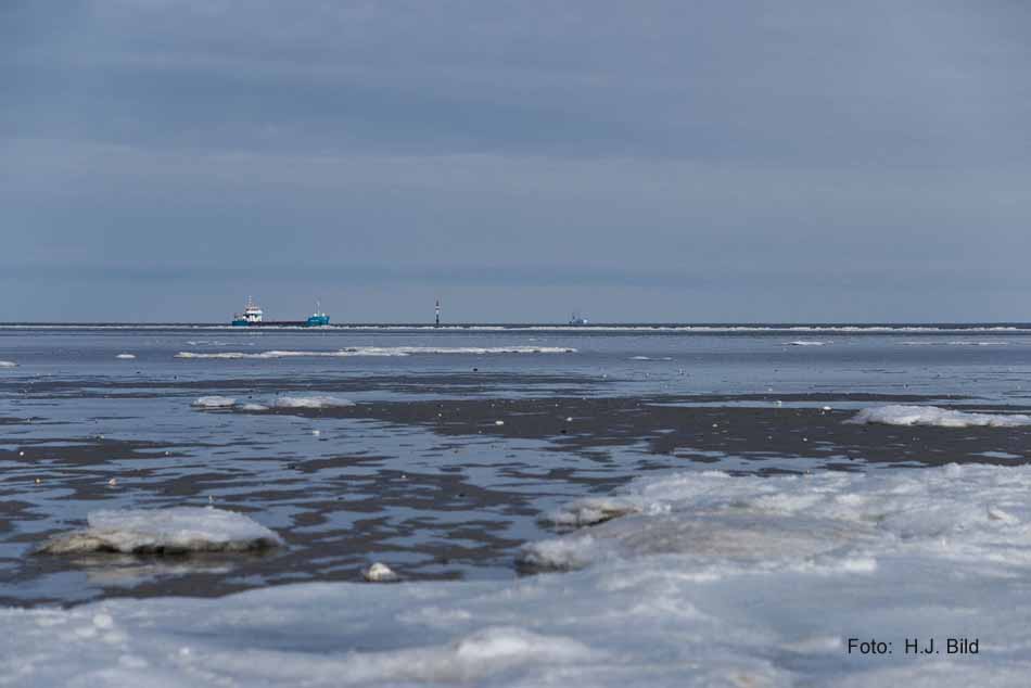Vereistes Wattenmeer