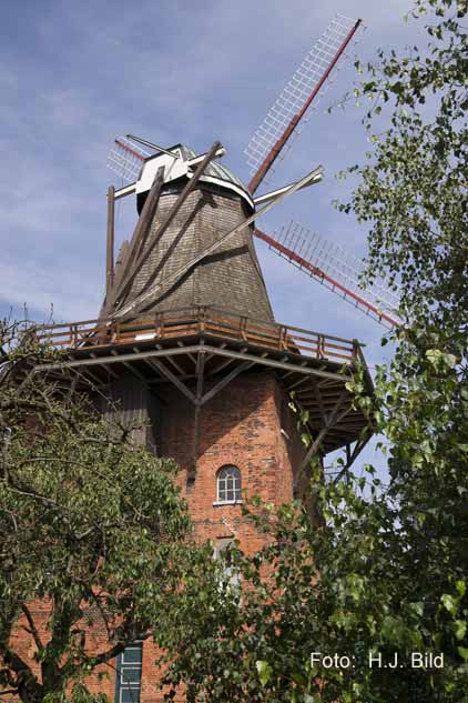 Windmühle in Borstel (Altes Land)
