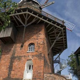 Windmühle in Borstel (Altes Land)